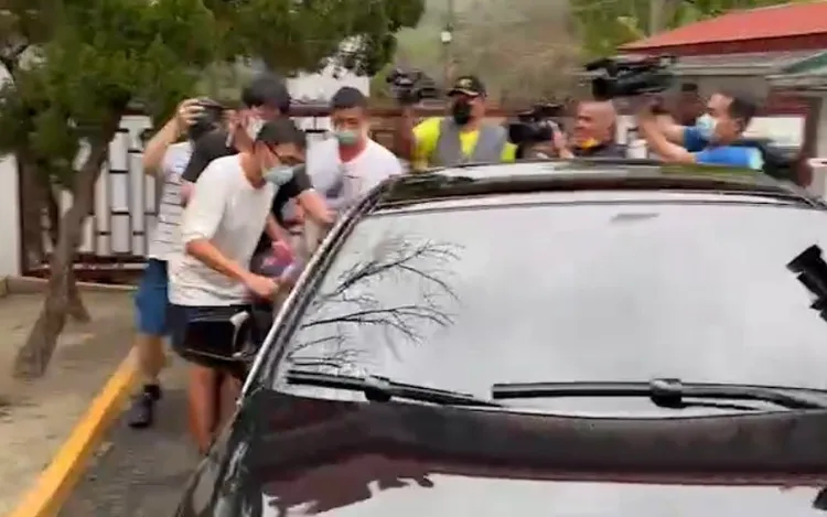 因台開案入獄的趙建銘，在服刑一年半後，今假釋出獄。讀者提供