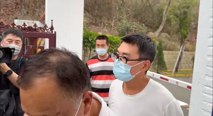 因台開案入獄的趙建銘，在服刑一年半後，今假釋出獄。讀者提供