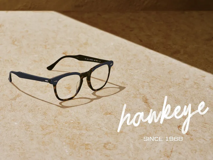 復古風格的Hawkeye光學鏡框，5600元（不含鏡片）。品牌提供