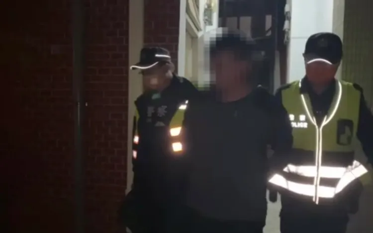 飆車騎士送辦。竹東警分局提供