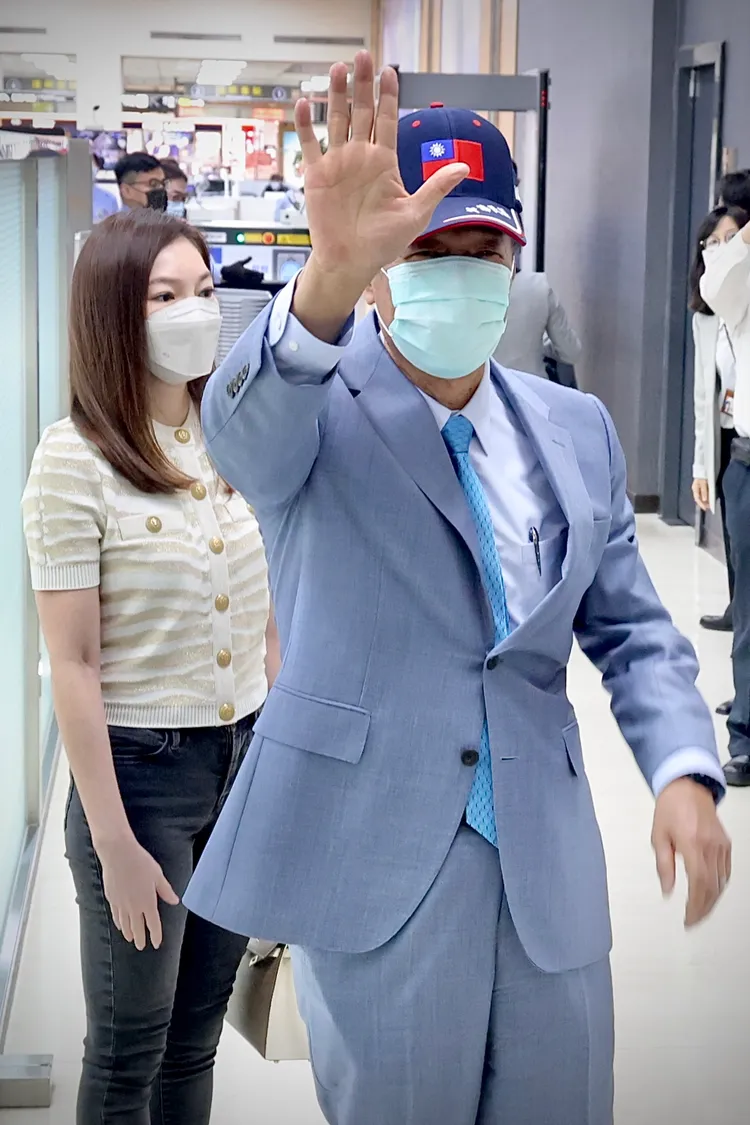 郭台銘和妻子快閃日本4天。林林攝