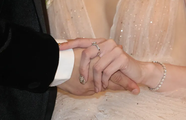 林可唯的百萬婚戒。彭欣偉攝