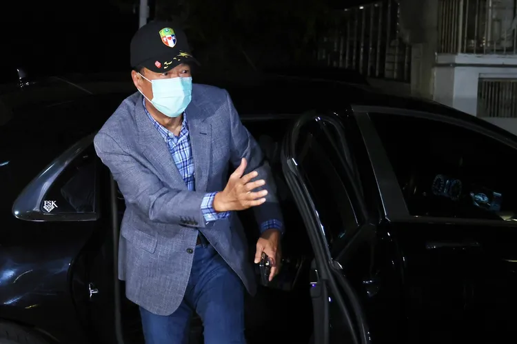 陳玉珍今作東邀郭台銘和藍委吃飯。林林攝