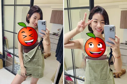 女星肩帶滑落！傲人上圍性感見客　粉絲笑喊：兒童節應景無誤