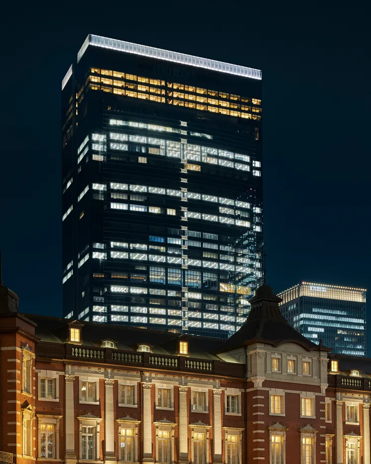 東京寶格麗飯店落腳於離東京車站不遠的「東京Midtown八重洲」大廈中的第40至45層。品牌提供