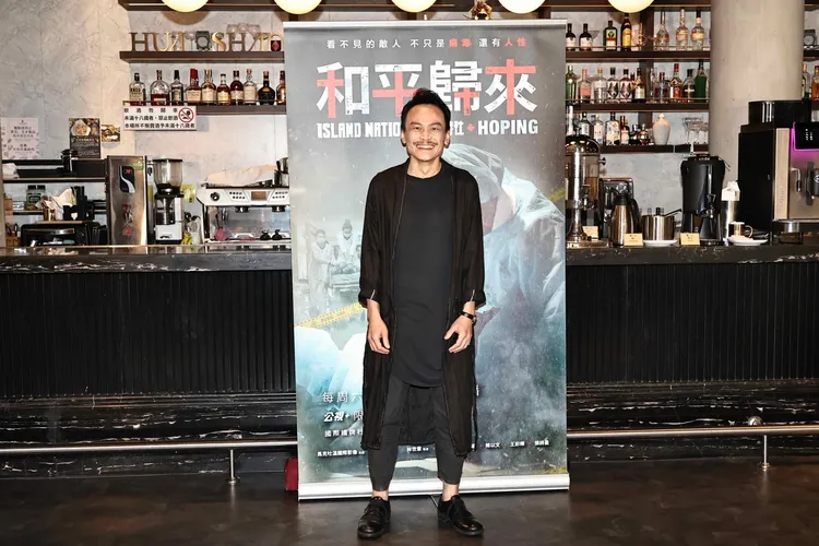 陳以文影帝演技能突破拍攝難關。施昂強攝