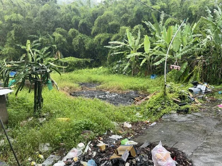 袁男昏迷後被帶到陳男新竹老家，慘遭鐵棍打死、焚屍滅跡。民眾提供