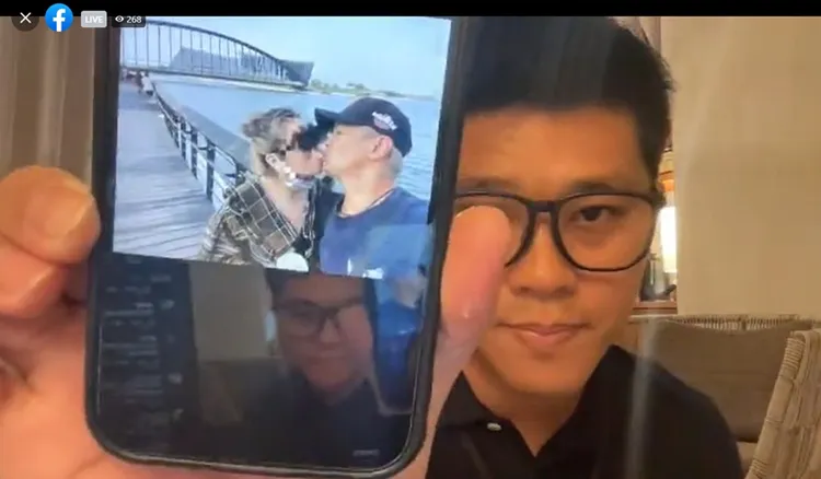 葛斯齊曝光薛紀綱偷吃證據。翻攝葛斯齊臉書