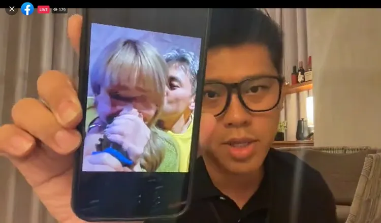 葛斯齊曝光薛紀綱偷吃證據。翻攝葛斯齊臉書