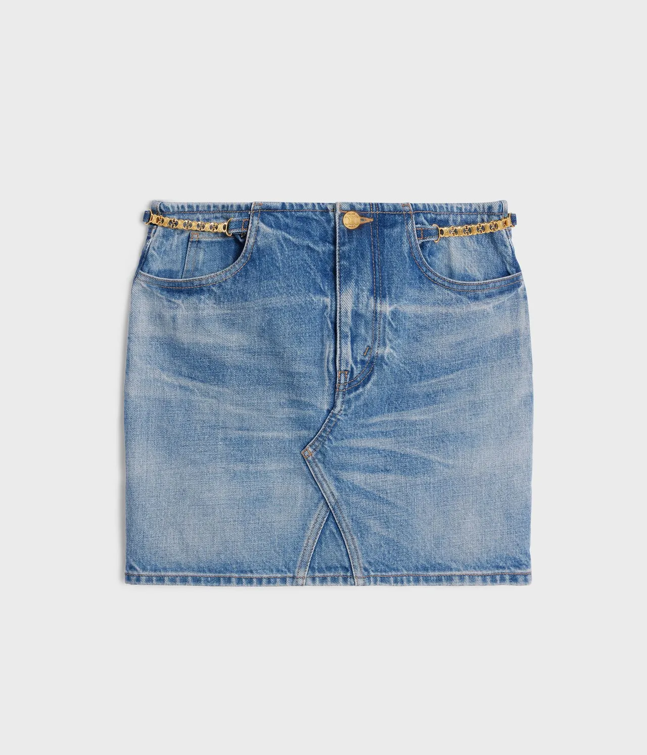 CELINE Tennis系列牛仔迷你裙,3萬8500元。品牌提供