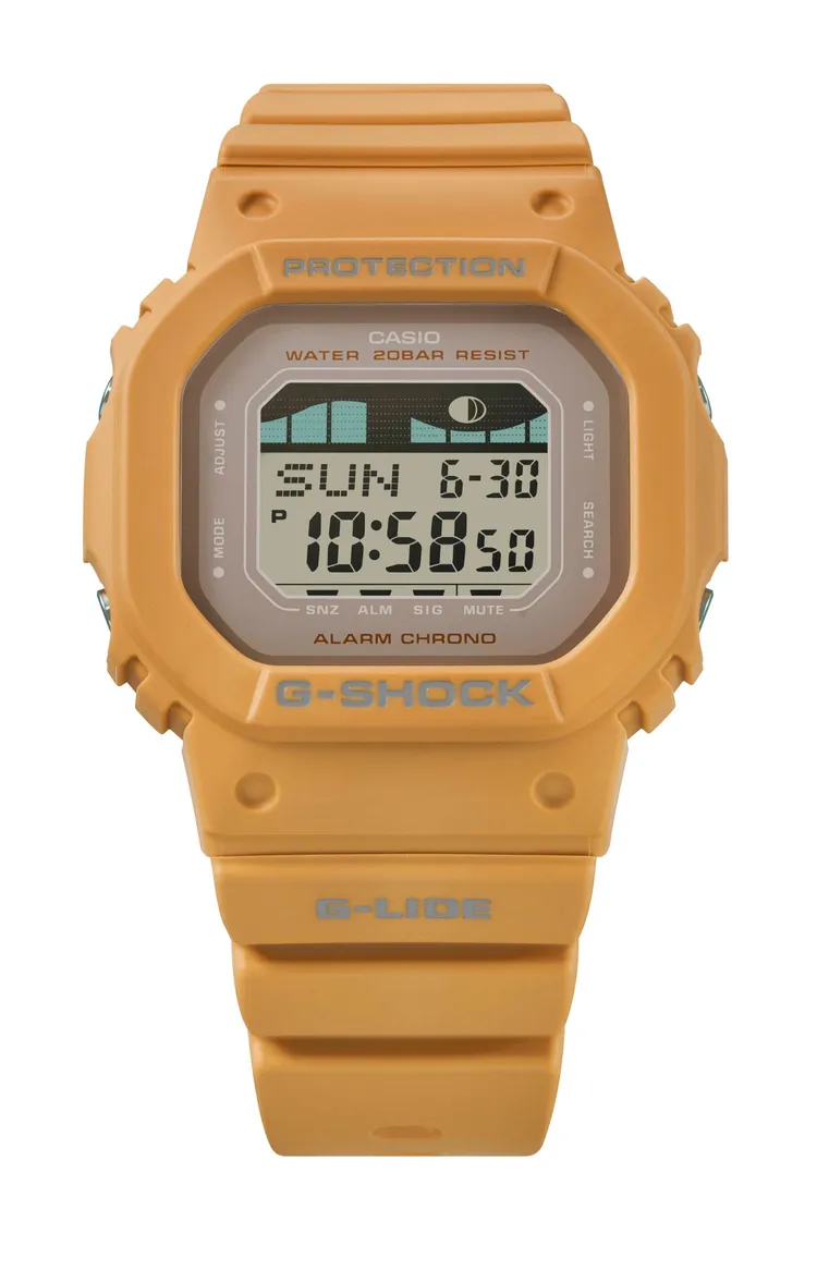 禮志佩戴的GLX-S5600-4腕錶，3200元。品牌提供