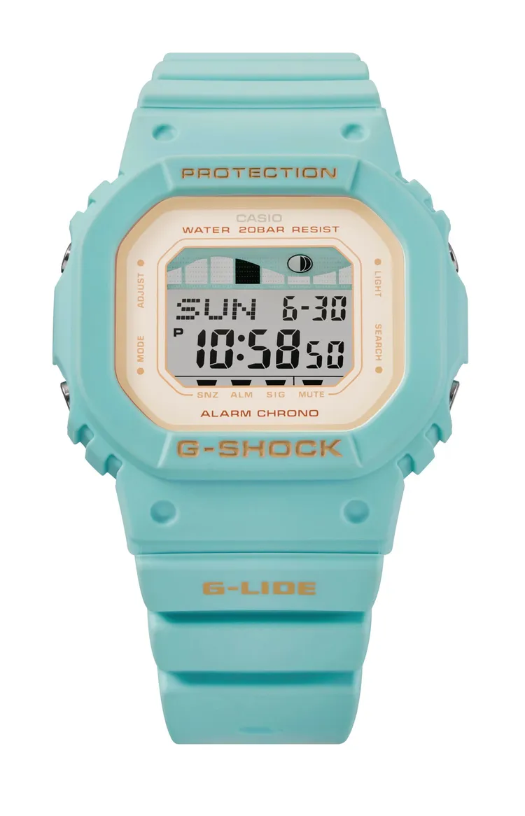 禮志佩戴的GLX-S5600-3腕錶，3200元。品牌提供