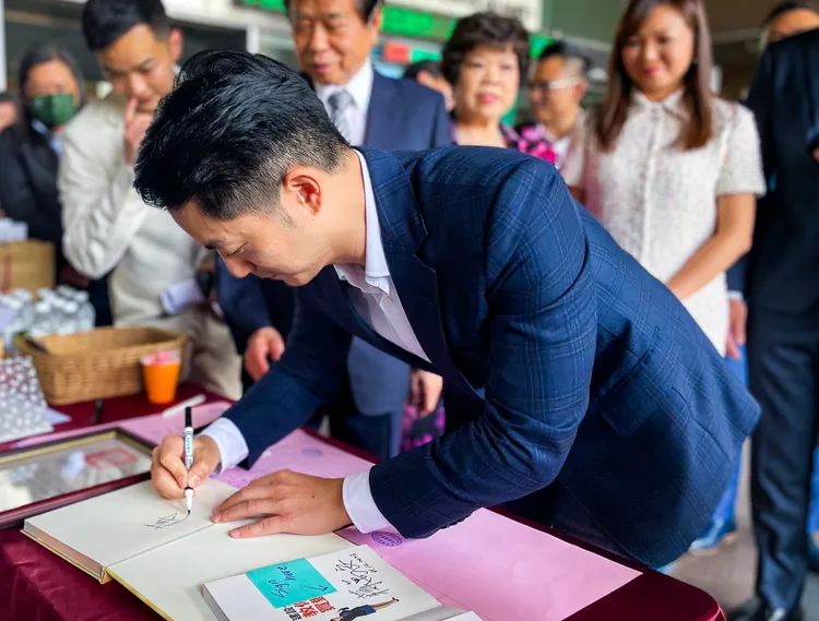 蔣萬安提到，好孕計程車會有3大亮點。賴昀岫攝