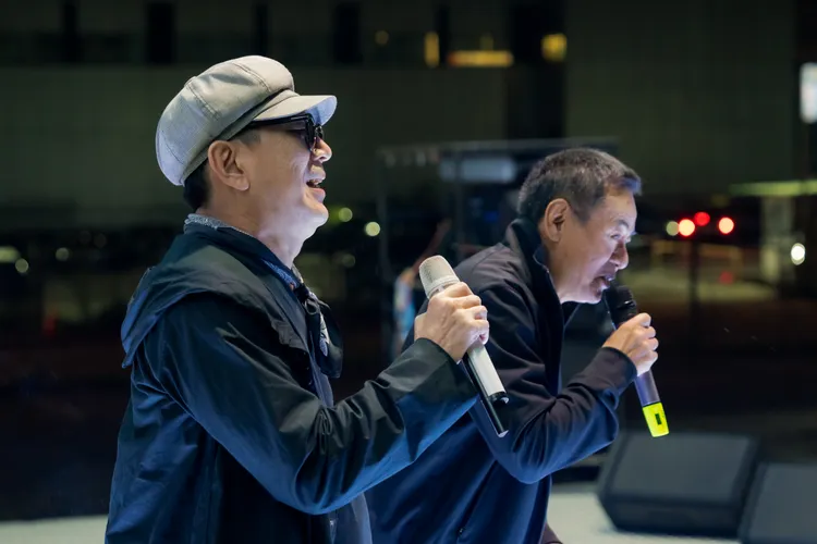 高捷（左）和蔡振南是30年兄弟。影一製作提供