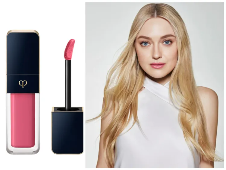 空靈系女星達珂塔芬妮喜愛釉光妝感的#206柔和粉色。品牌提供