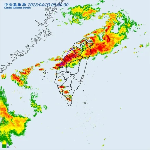 大雷雨狂炸3縣市　雨量最多落在這裡！雷雨帶正移往南部