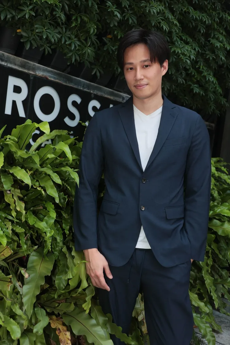 他說之前太瘦，如今調整出正常的身材。彭欣偉攝