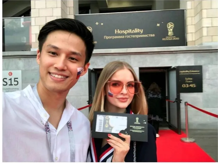 跟未婚妻一起出國旅遊。翻攝徐新洋IG