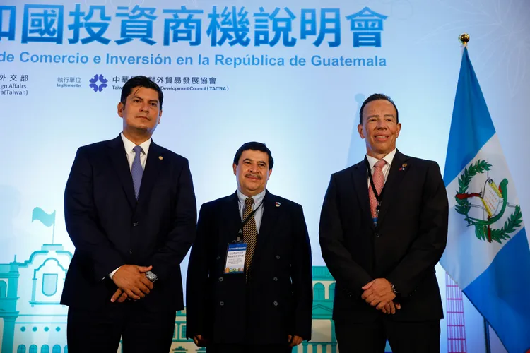 瓜地馬拉官員來台舉辦投資說明會。路透社