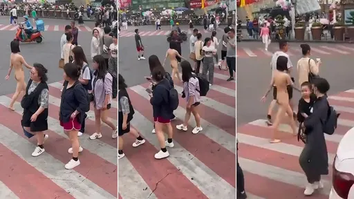 清秀女「全裸鬧區散步」驚呆眾人　原因曝光讓大家更傻眼