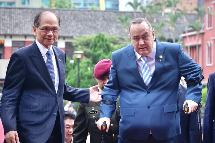 賈麥岱今早到我立法院，將發表演說。林林攝