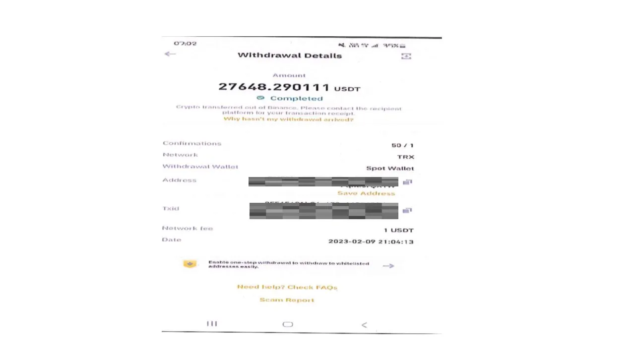 假的虛擬貨幣網站。翻攝畫面