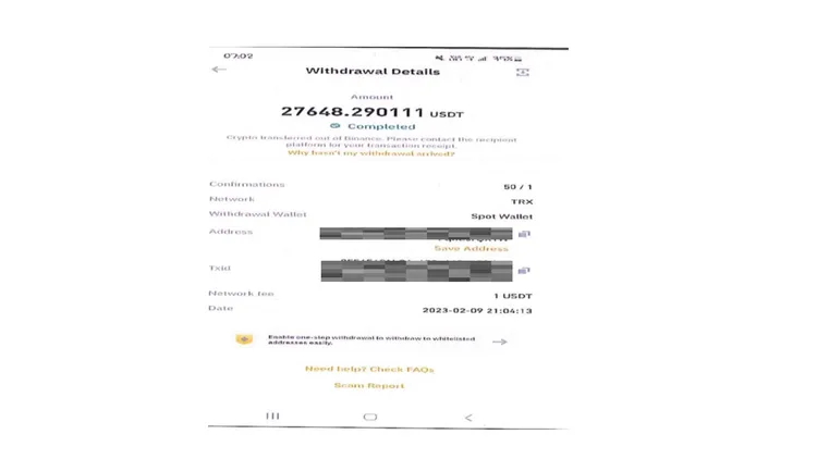 假的虛擬貨幣網站。翻攝畫面