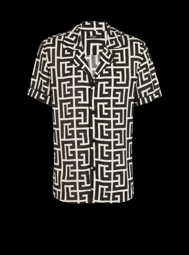 Monogram短袖襯衫，2萬9900元。品牌提供