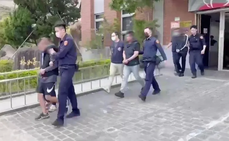 警訊後將張男等人送辦。翻攝畫面