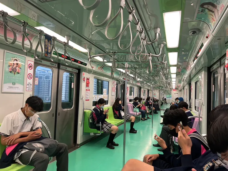 中捷綠線總運量將達1800萬人次。鮮明攝