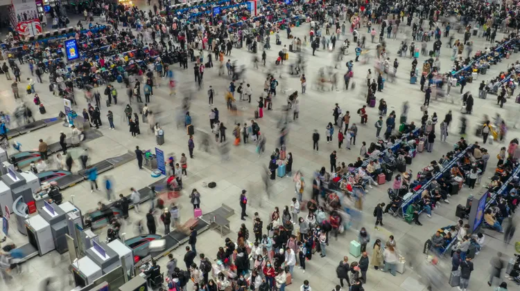 吉林長春站。新華社