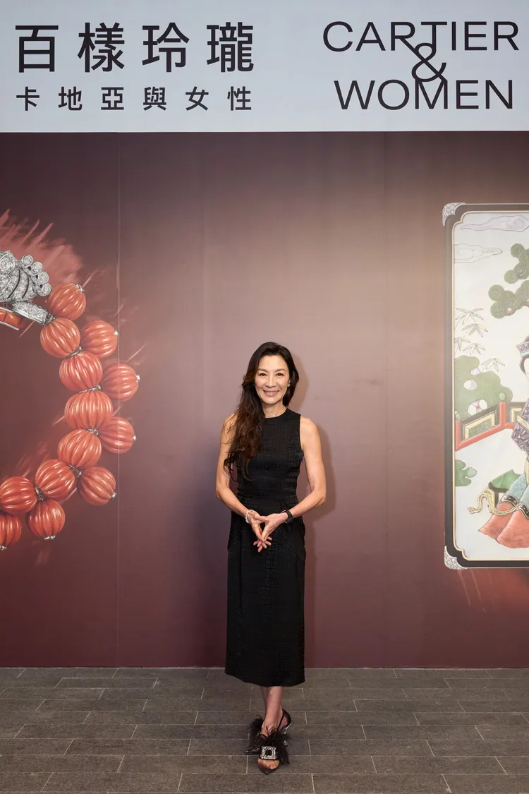 同樣是珠寶愛好者的楊紫瓊，此次以受邀嘉賓身分出席，備受卡地亞禮遇。品牌提供