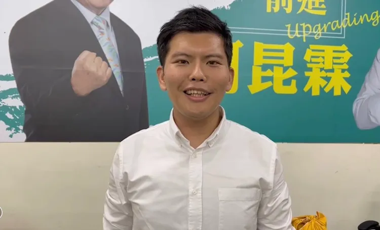 何昆霖對於立委初選展現當仁不讓的氣勢。何昆霖辦公室提供