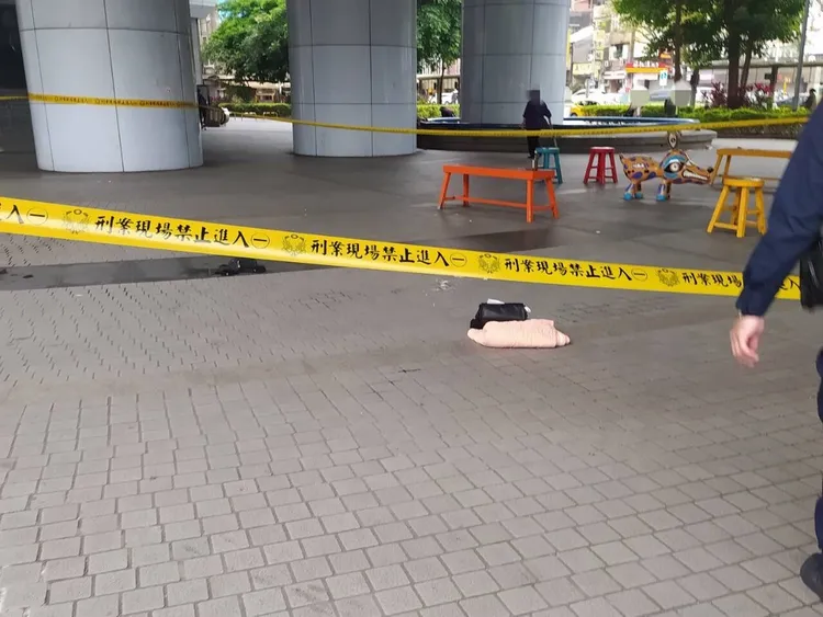 警方封鎖現場。翻攝畫面