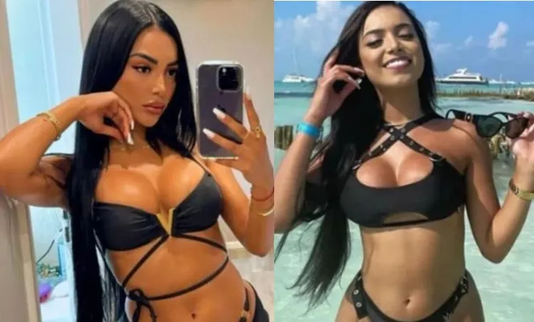 26歲女模珊多斯生前在社群平台不吝展現自己的性感身材。翻攝Facebook/ Emilly Rodrigues Santos