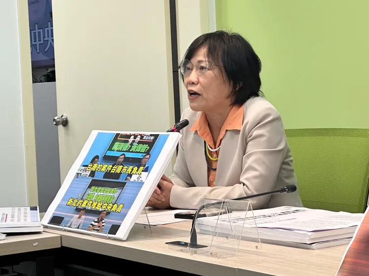 民進黨立委劉世芳表示，不論是過去或現在，侯友宜都應該負責任。潘袁詩羽攝