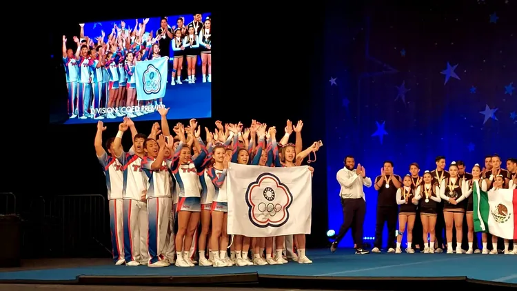 台灣啦啦隊在國際盃奪金。取自中華啦協臉書