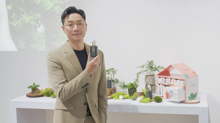 謝祖武自稱在保養上是個「懶惰的男人」。品牌提供