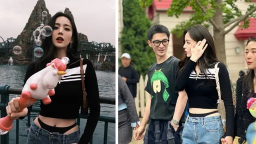 古力娜扎環球影城街拍內褲被看光 被嫌不雅觀霸氣回應