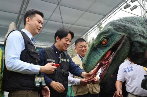 賴清德化身探險大隊長 為竹北「森之冒險」兒藝節揭幕