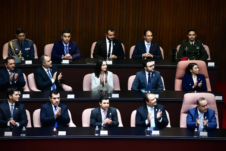 隨同賈麥岱來台訪問的瓜地馬拉政府官員。林林攝