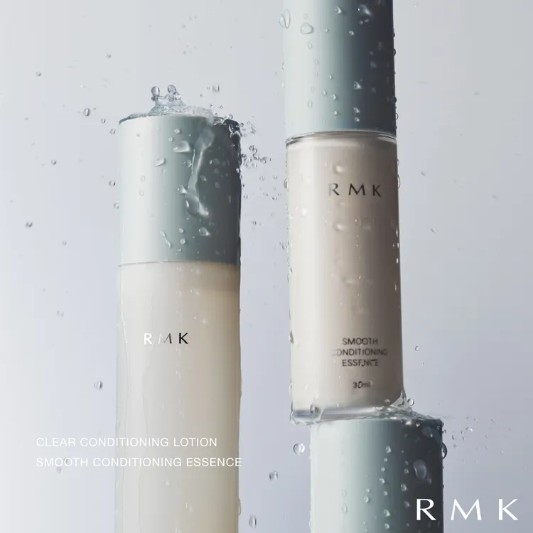 RMK淨透調理美肌露和柔滑調理精華液將在5月2日上市。品牌提供