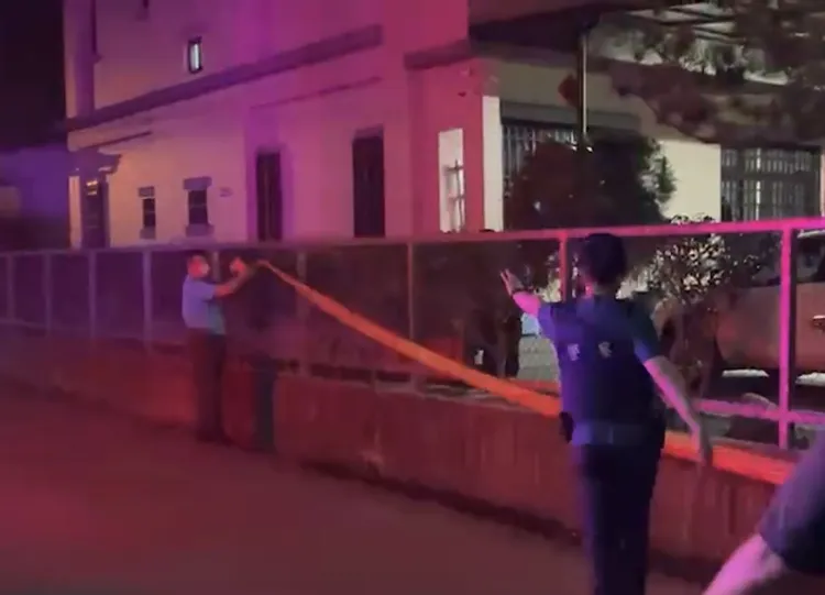 南投草屯前夜發生林姓男子持槍自轟身亡，死者為玖壹壹成員春風的結拜二哥。讀者提供