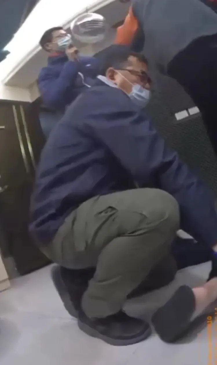 警方壓制嫌犯。資料照片