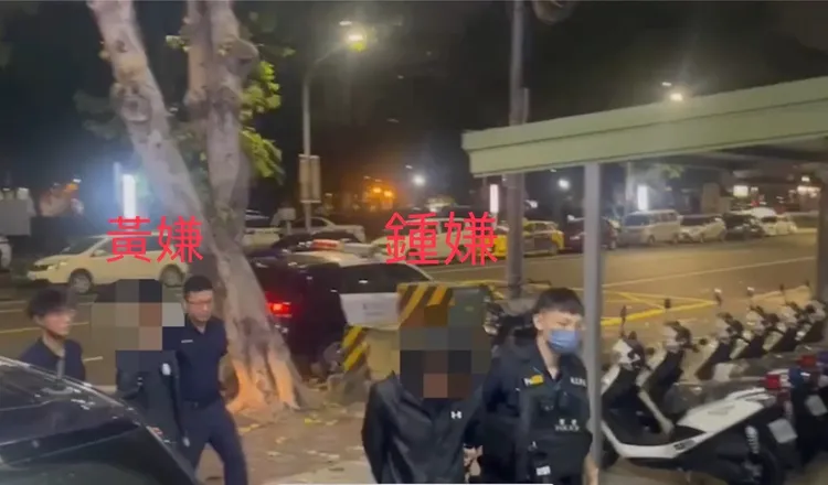 警方依毀損、恐嚇等罪移送唐男等四人。讀者提供