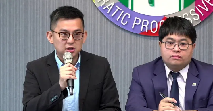 卓冠廷質疑侯友宜多次高掉炫耀喬黨務。翻攝自民進黨發言人官方臉書