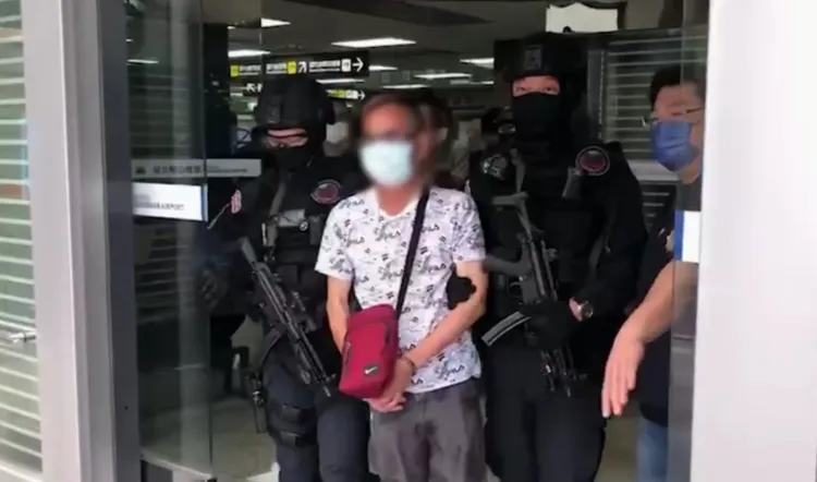 負責接應槍手出海的許姓船主遭逮。翻攝畫面