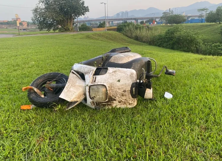 警方日前找到犯案用的機車。資料照片