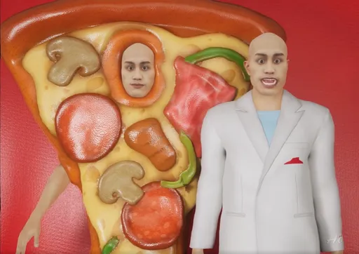 3D技術捕捉黃宣表情聲音  「比薩人」現身全網驚呆了