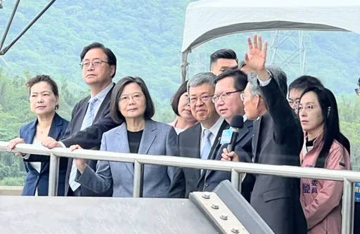 石門水庫阿姆坪防淤隧道竣工　延長水庫壽命！蔡英文：穩定北部供水